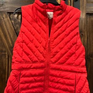 LOFT Scarlet Quilted Vest